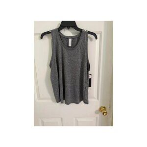 Bally Total Fitness Women's Relay Tank Top Black Sz M